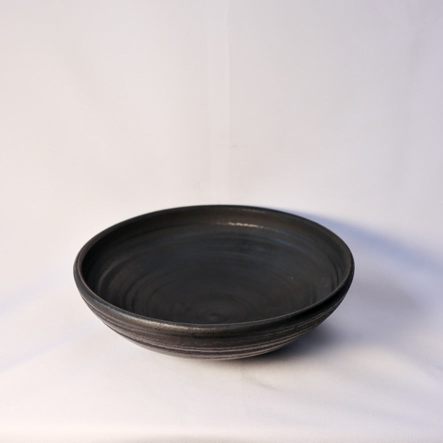 Black Ceramic Medium Bowl - Meg