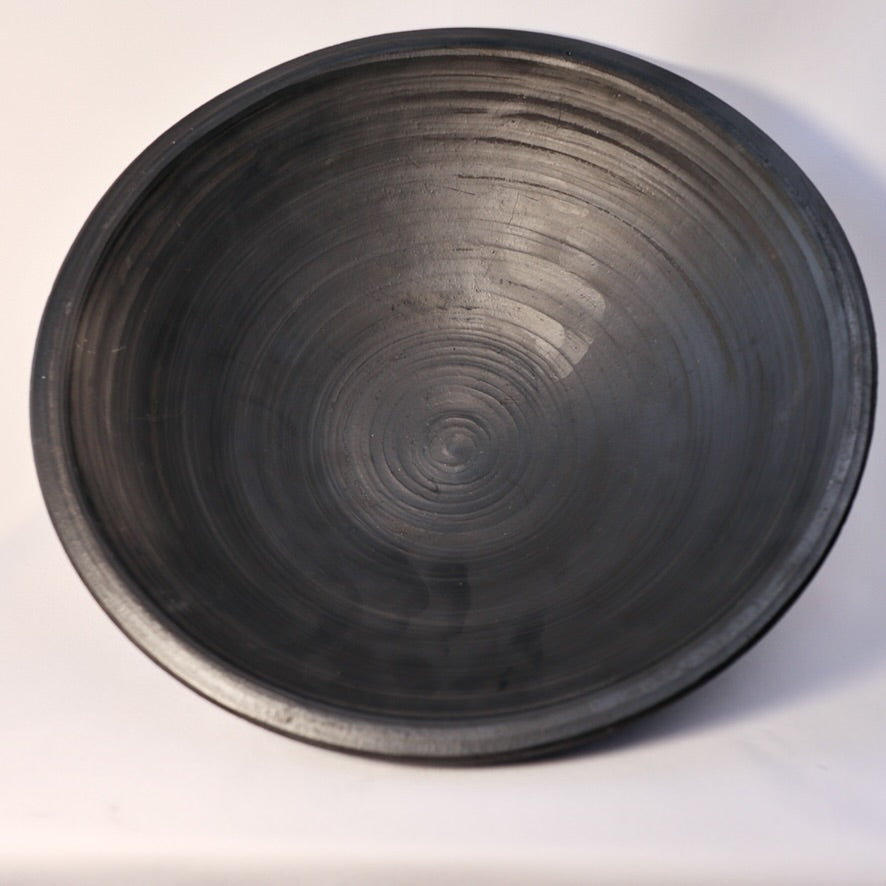 Black Ceramic Fruit Bowl - Mandy