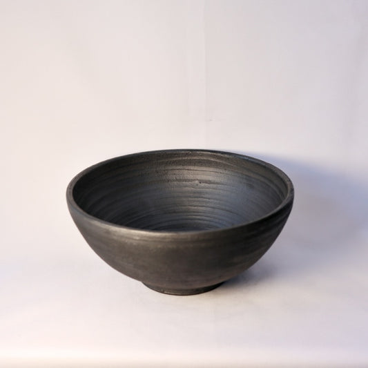 May - Medium Black Ceramic Bowl