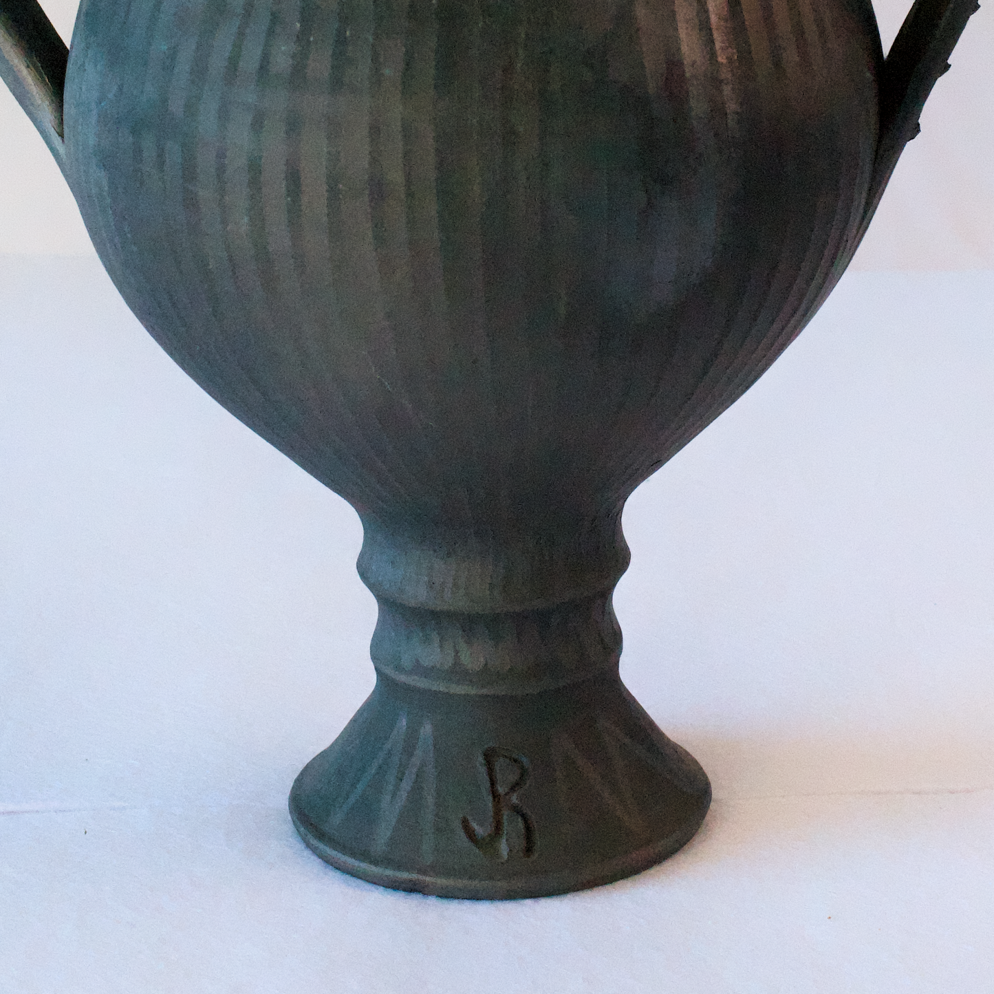 Black Ceramic Chalice - Ruby