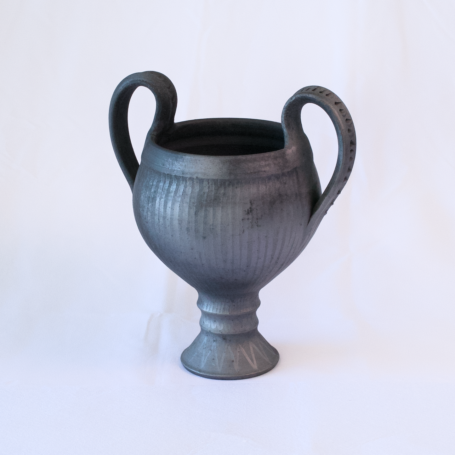 Black Ceramic Chalice - Ruby