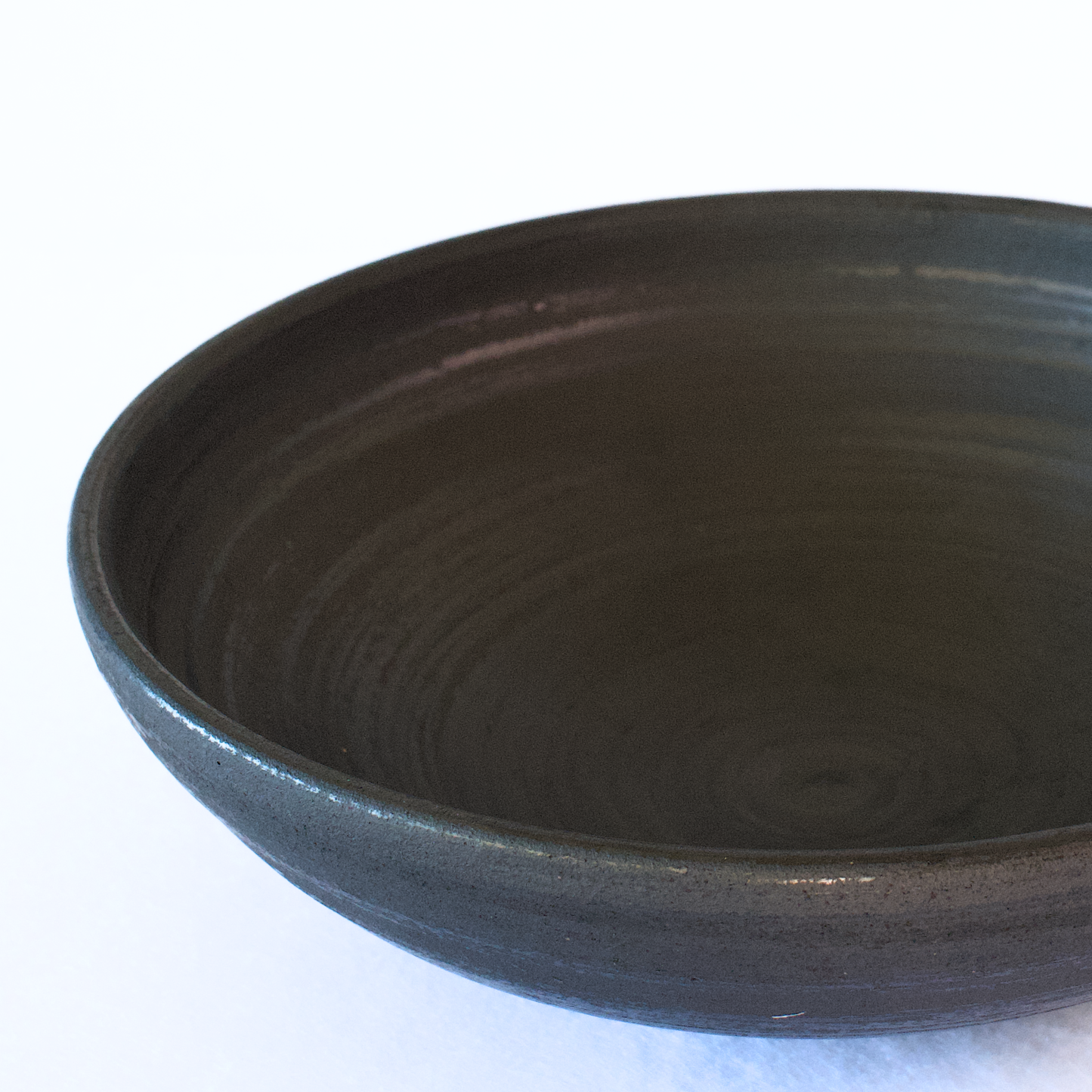 Black Ceramic Medium Bowl - Meg