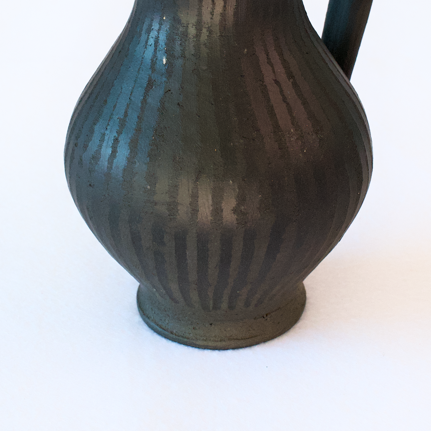 Black Ceramic Mini Wine Jug - Siobhan