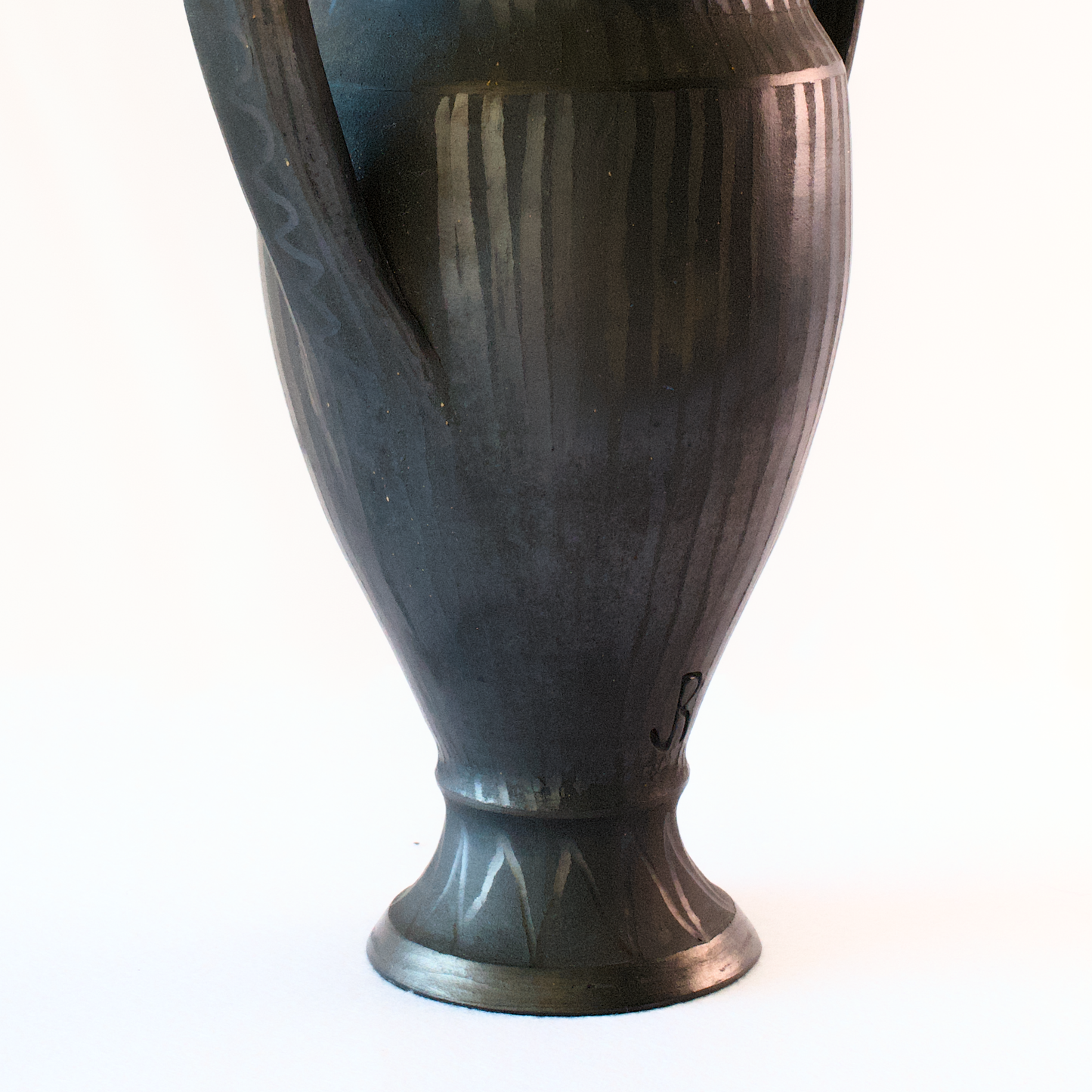 Black Ceramic Slender Chalice - Eden