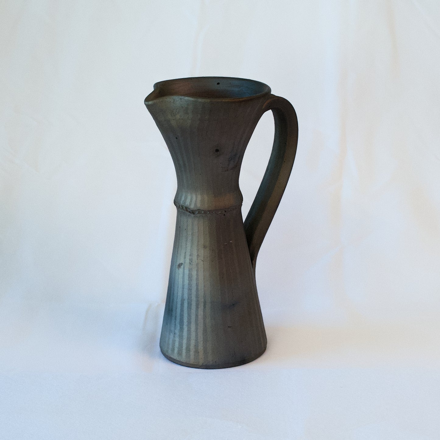 Black Ceramic Water Pitcher - Olivia