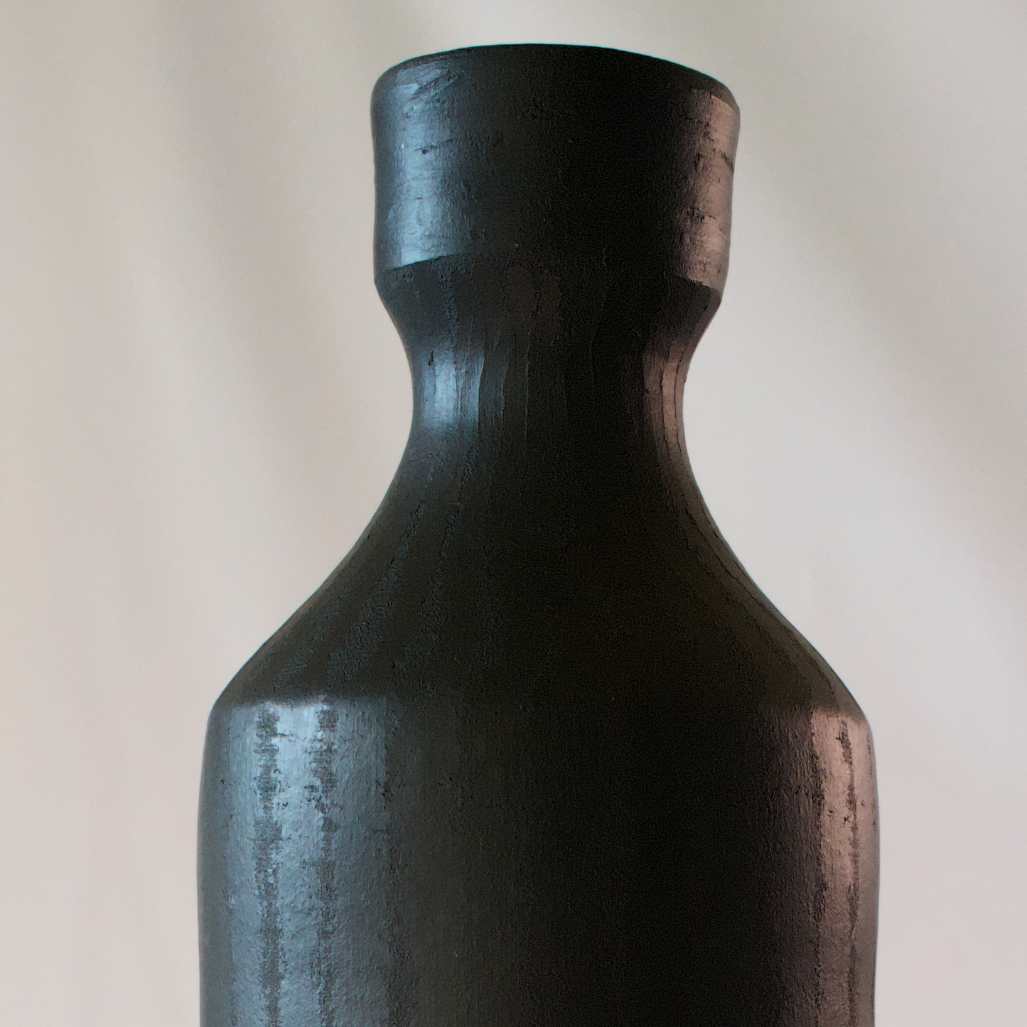 Black Ceramic Vase - Ava