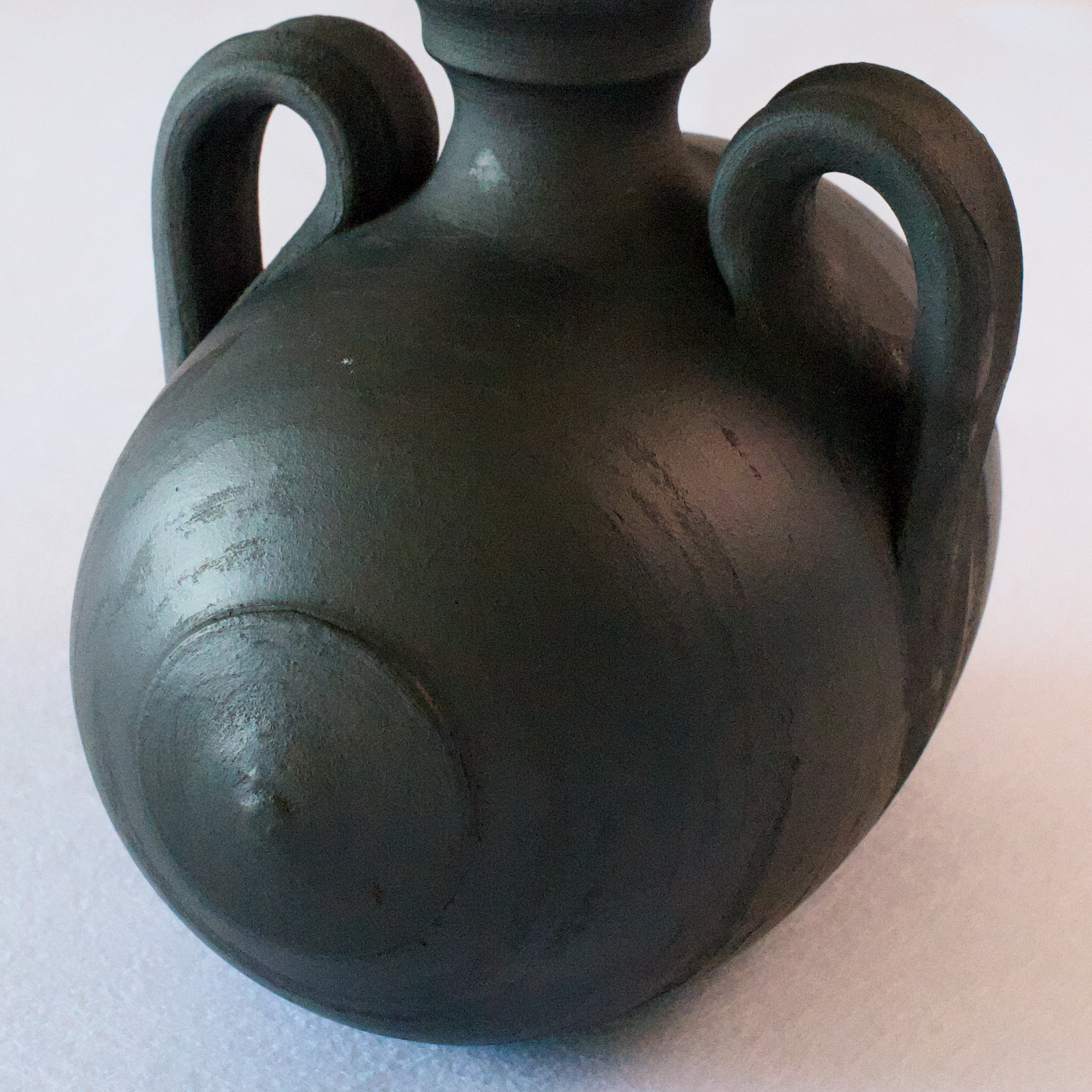 Black Ceramic Wine Jug Large - Tamara