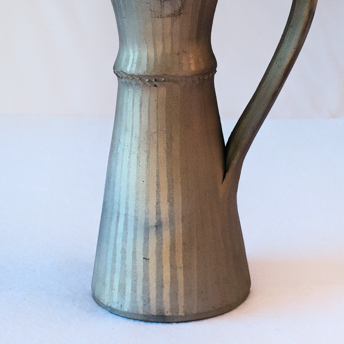 Black Ceramic Water Pitcher - Olivia