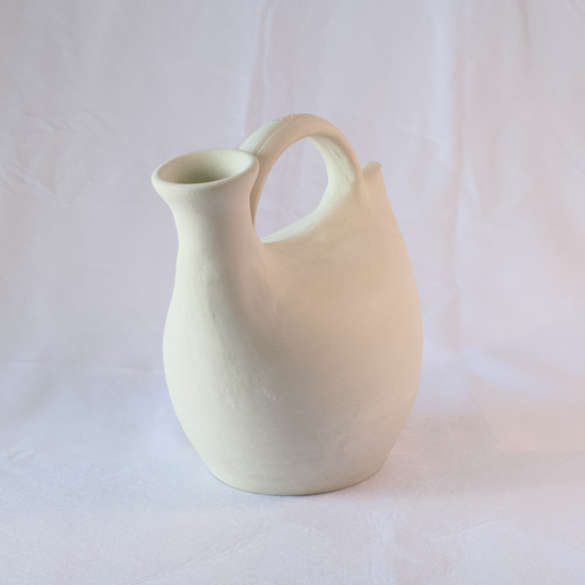 White Ceramic Bursa Vase